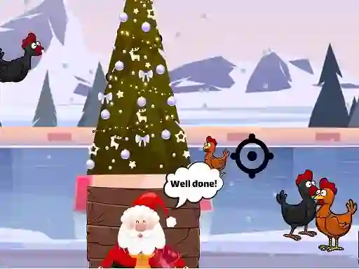 Leikur Christmas Chicken Shoot á netinu