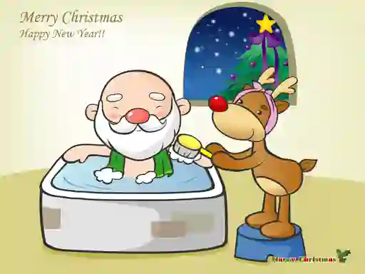 Leikur Funny Christmas Puzzle á netinu