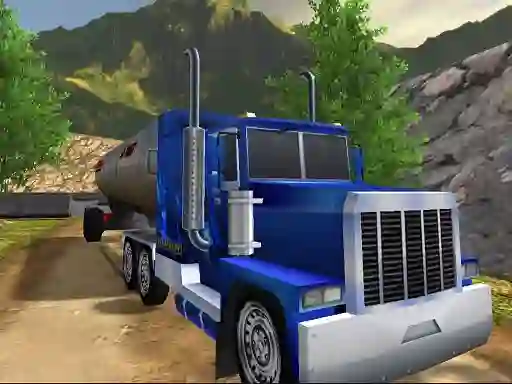 Leikur Oil Tank Truck Driving Sim á netinu