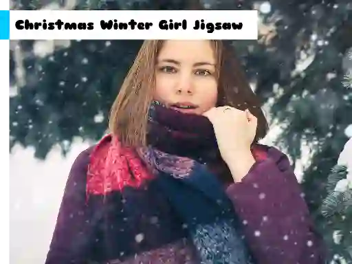 Leikur Christmas Winter Girl Jigsaw á netinu