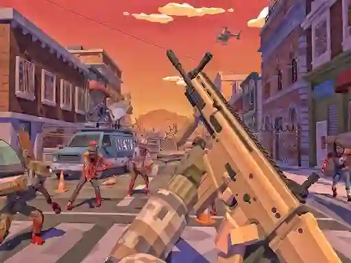 Leikur Polygon War Z Zombie á netinu