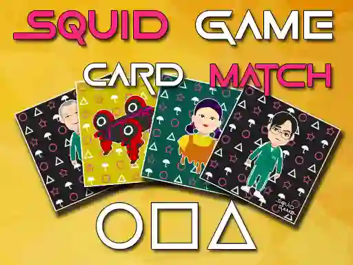 Leikur Squid Game Memory Card Match á netinu