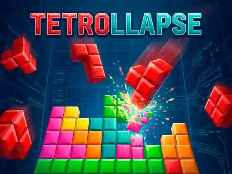 Leikur Tetrollapse á netinu