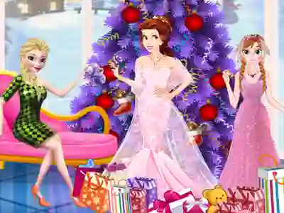 Leikur Girls Christmas Party Prep á netinu