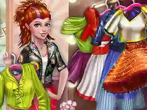 Leikur Sery Shopping Day Dolly Dress Up á netinu