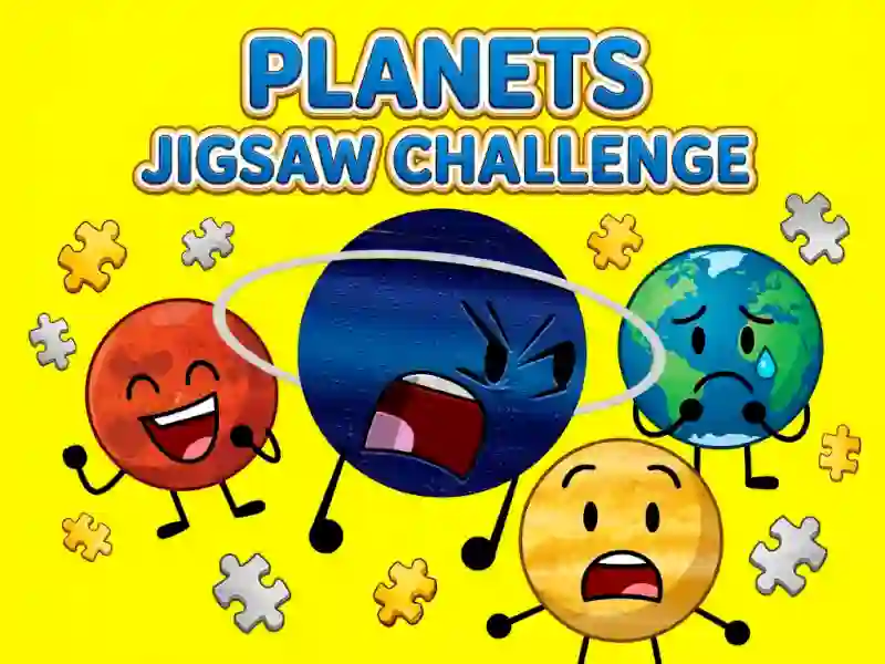Leikur Planets Jigsaw Challenge á netinu