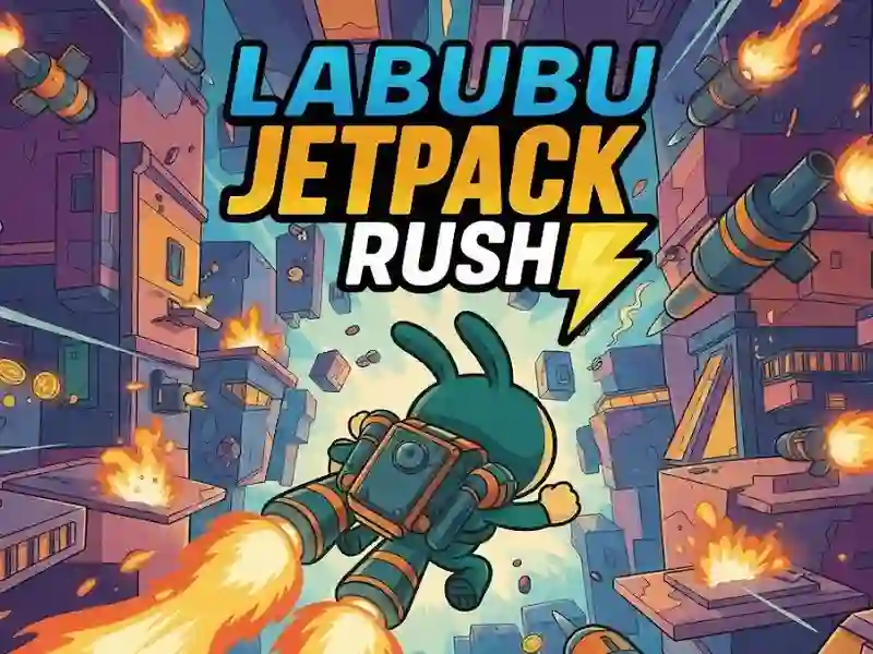 Leikur Labubu Jetpack Rush á netinu