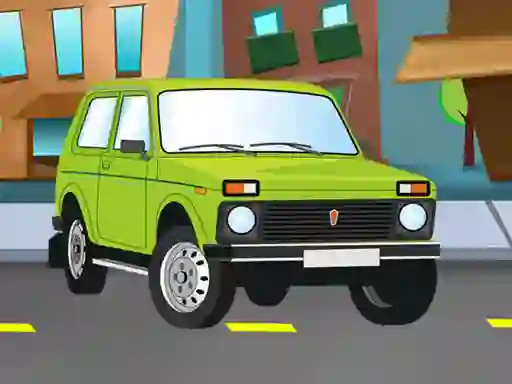 Leikur Russian Cars Differences á netinu