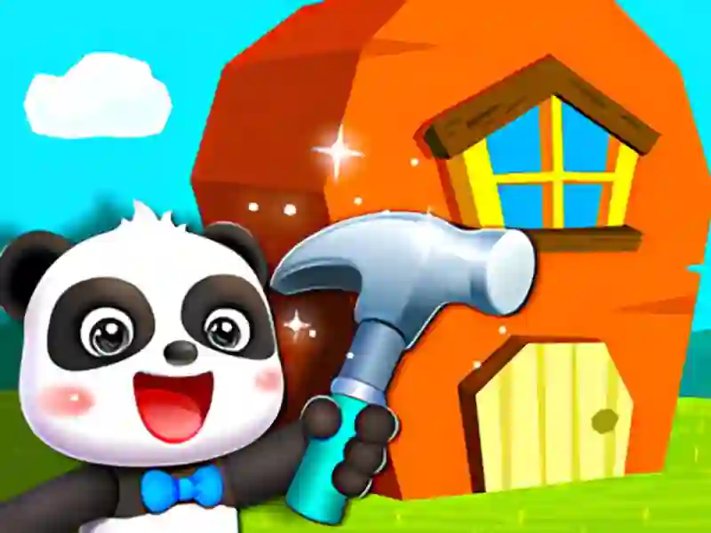 Leikur Baby Panda House Design á netinu