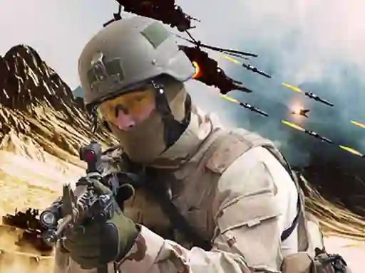 Leikur Modern Commando Combat á netinu