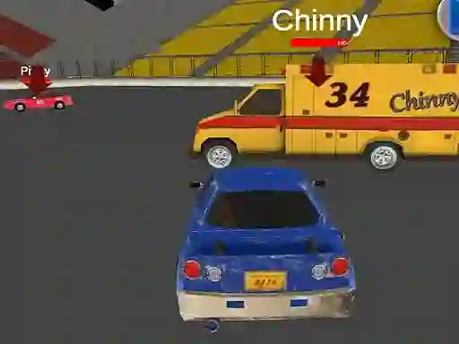 Leikur Chasing Car Demolition Crash á netinu