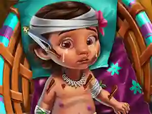 Leikur Ocean Baby Injured á netinu