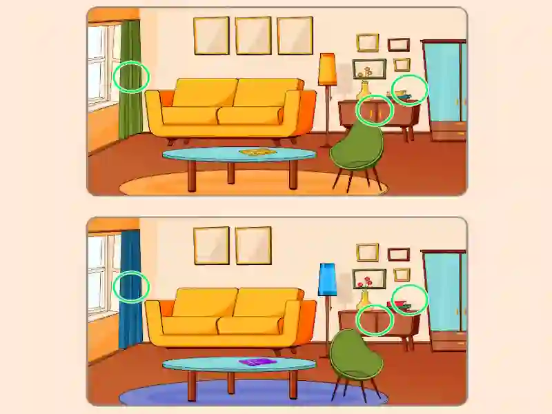 Leikur Spot Difference á netinu
