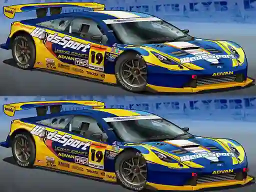 Leikur Spot Differences: Race Car á netinu