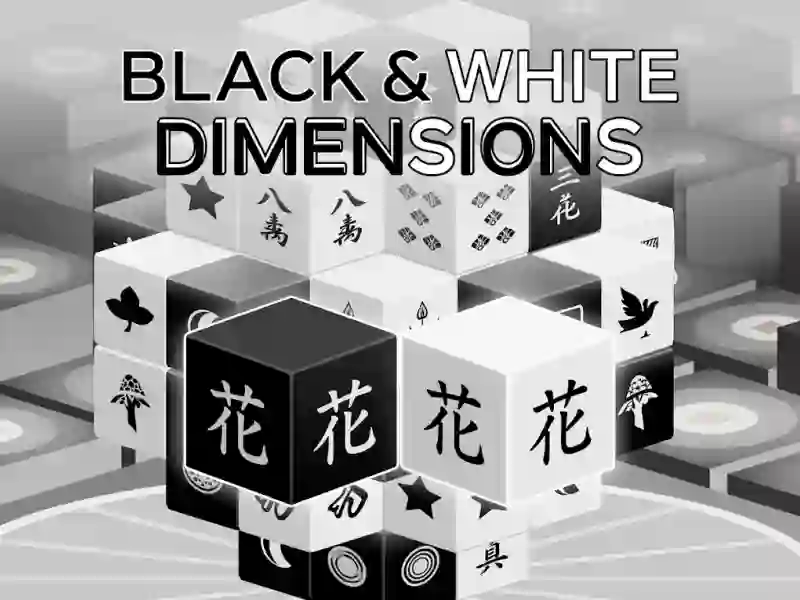 Leikur Black and White Dimensions á netinu