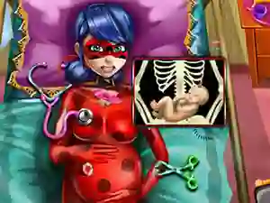 Leikur Pregnant Dotted Girl Emergency á netinu