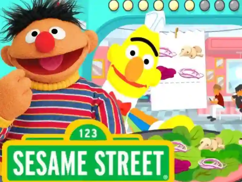 Leikur 123 Sesame Street: Super Salad Diner á netinu