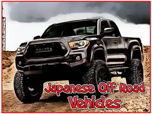 Leikur Japanese Off Road Vehicles á netinu