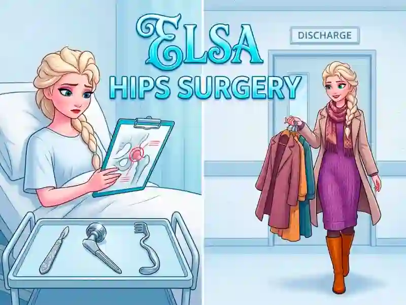 Leikur Elsa Hips Surgery á netinu