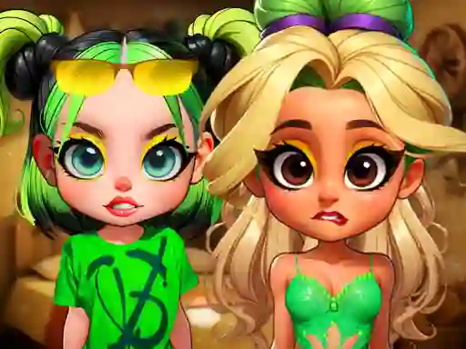 Leikur Celebrity Face Dance á netinu