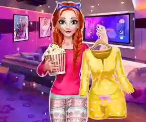 Leikur Annie Movie Night á netinu