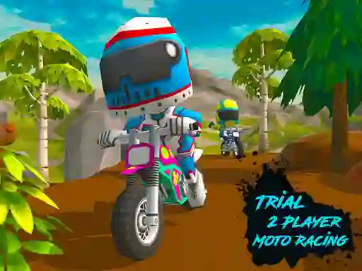 Leikur Trial 2 Player Moto Racing á netinu