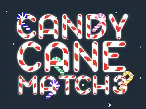 Leikur Candy Cane Match 3 á netinu