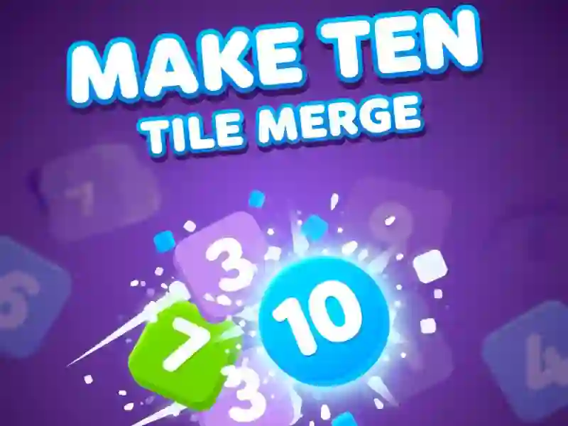 Leikur Make Ten Tile Merge á netinu