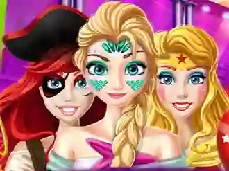 Leikur Halloween Princess Party á netinu