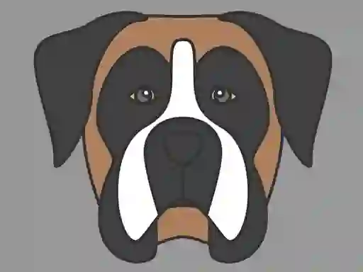 Leikur Doggy Face Coloring á netinu