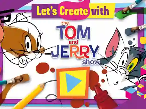 Leikur Lets Create with Tom and Jerry á netinu