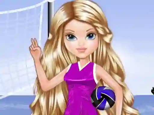Leikur Barbie Volleyball Dress á netinu