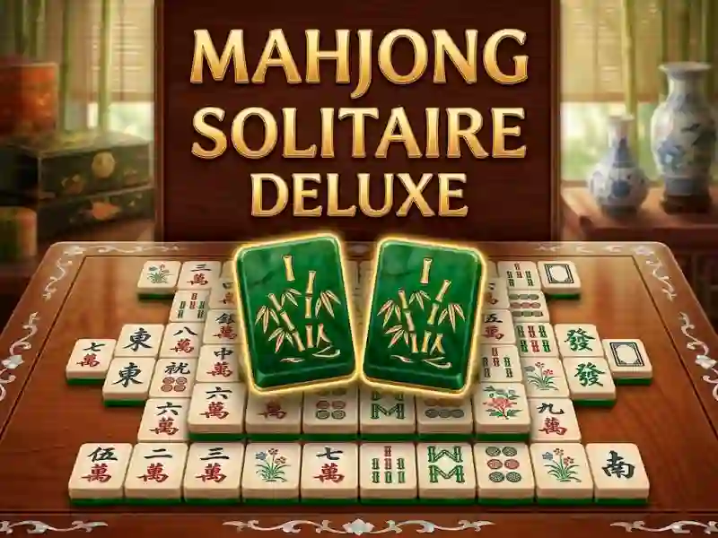 Leikur Mahjong Solitaire Deluxe á netinu