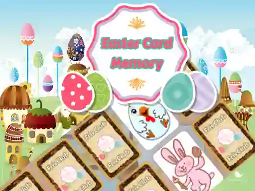 Leikur Easter Card Memory á netinu