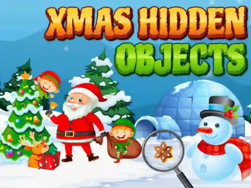 Leikur Xmas hidden objects á netinu