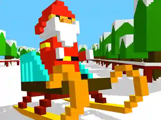 Leikur Sliding Santa Clause á netinu