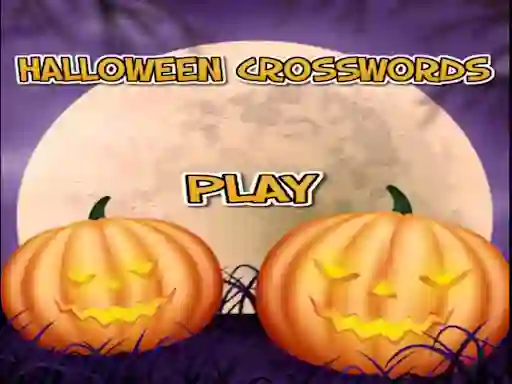 Leikur Halloween crosswords á netinu