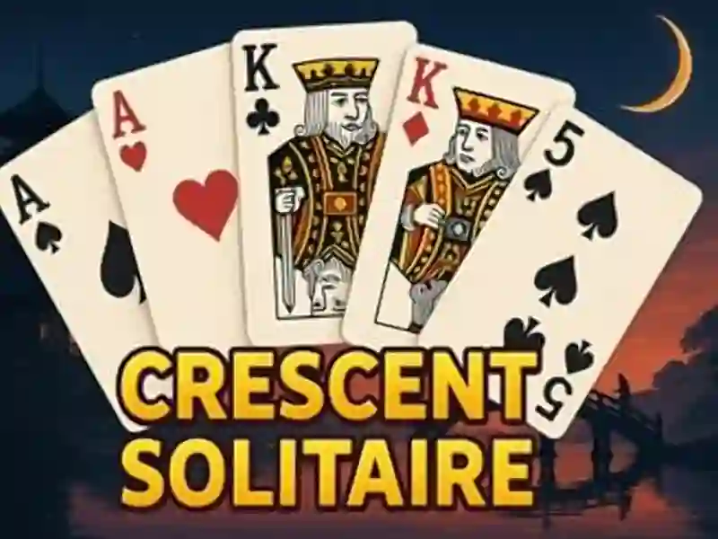 Leikur Crescent Solitaire á netinu