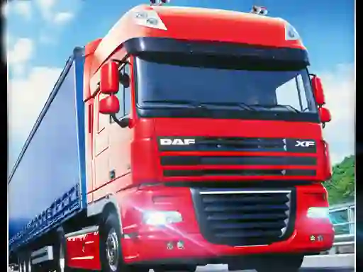 Leikur Euro Truck Simulator Cargo Truck Drive á netinu