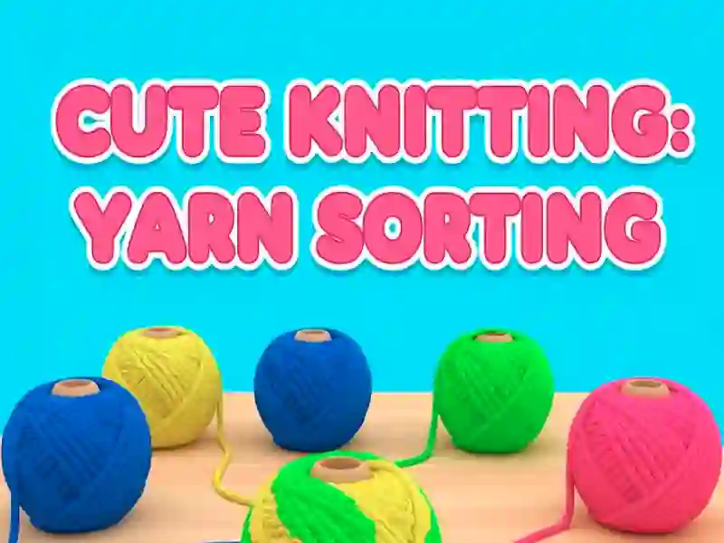 Leikur Cute Knitting: Yarn Sorting á netinu