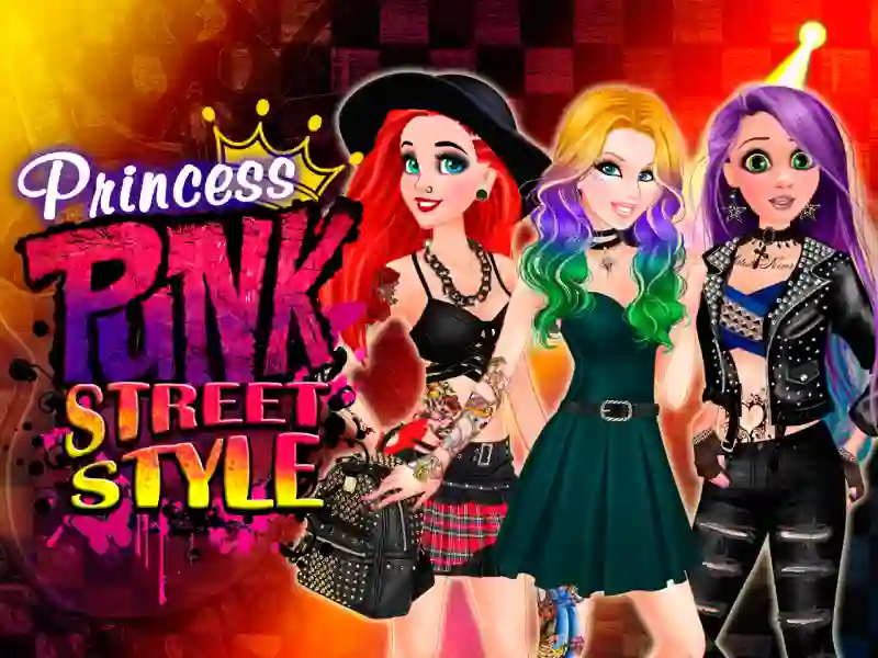 Leikur Princess Punk Street Style á netinu