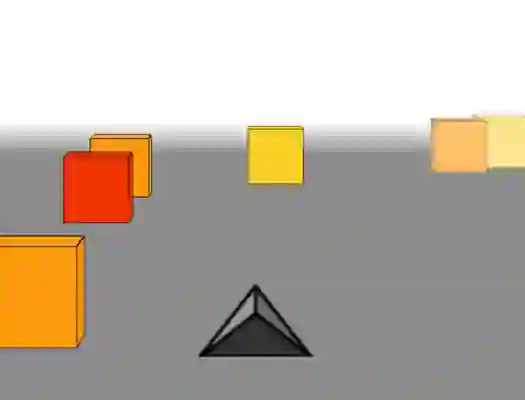 Leikur Cubefield á netinu