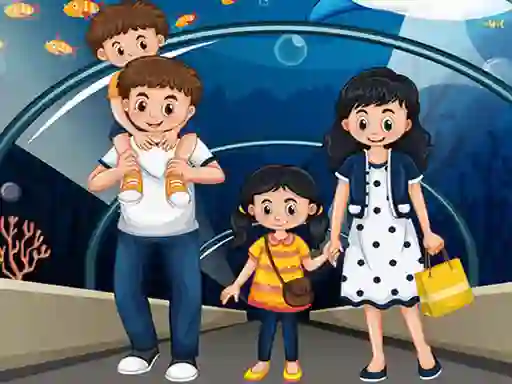 Leikur Day In Aquarium Hidden Stars á netinu