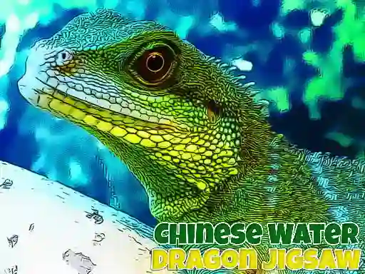Leikur Chinese Water Dragon Jigsaw á netinu