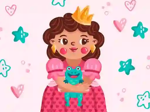 Leikur The Frog Prince Jigsaw á netinu