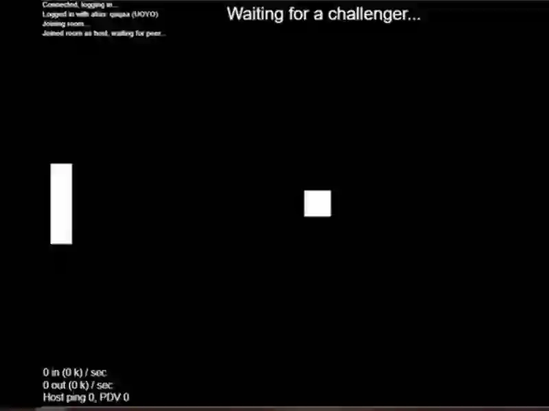 Leikur Multiplayer Pong á netinu