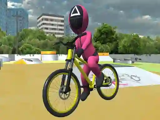 Leikur Squid Gamer BMX Freestyle á netinu