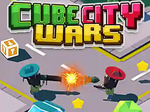 Leikur Cube City Wars á netinu