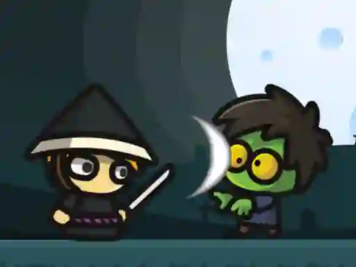Leikur Samurai VS Zombies á netinu