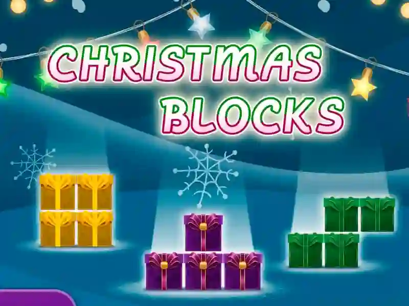 Leikur Christmas Blocks á netinu